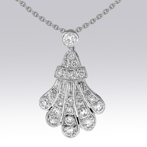 Chaîne pendentif brillants Gerphagnon