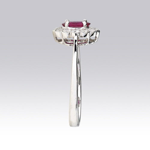 Bague Rubis diamants Gerphagnon