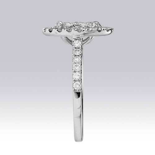 Bague ovale Brillants Gerphagnon