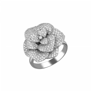 Bague Pensée diamants