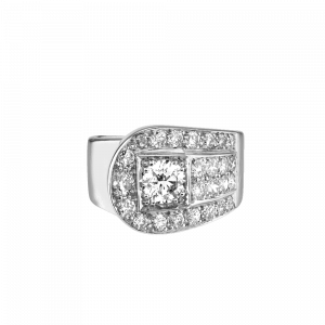 Bague "ceinture" diamants vers 1930