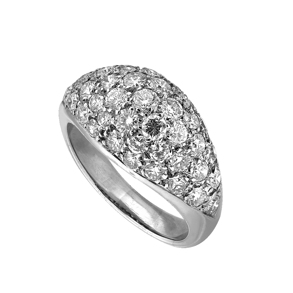 Bague boule brillants Gerphagnon