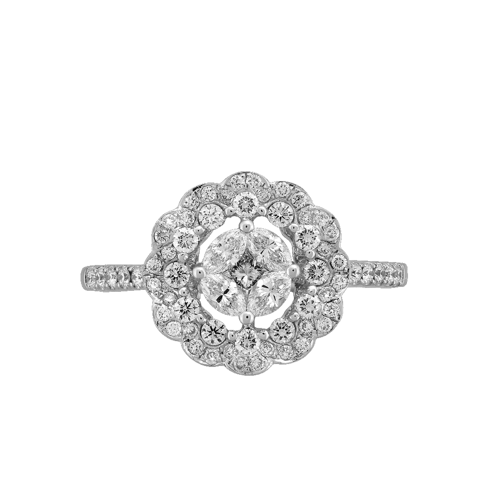 Bague marguerite brillants Gerphagnon