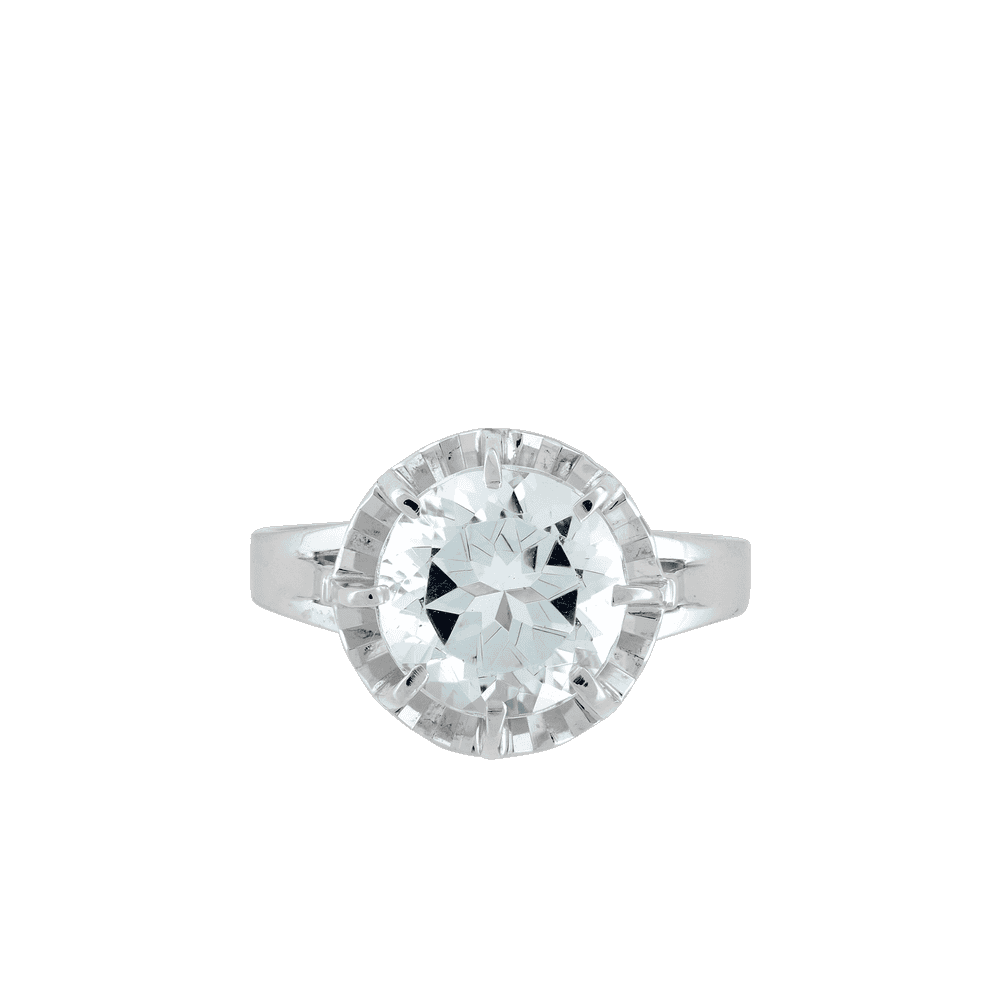Bague solitaire aigue-marine Gerphagnon