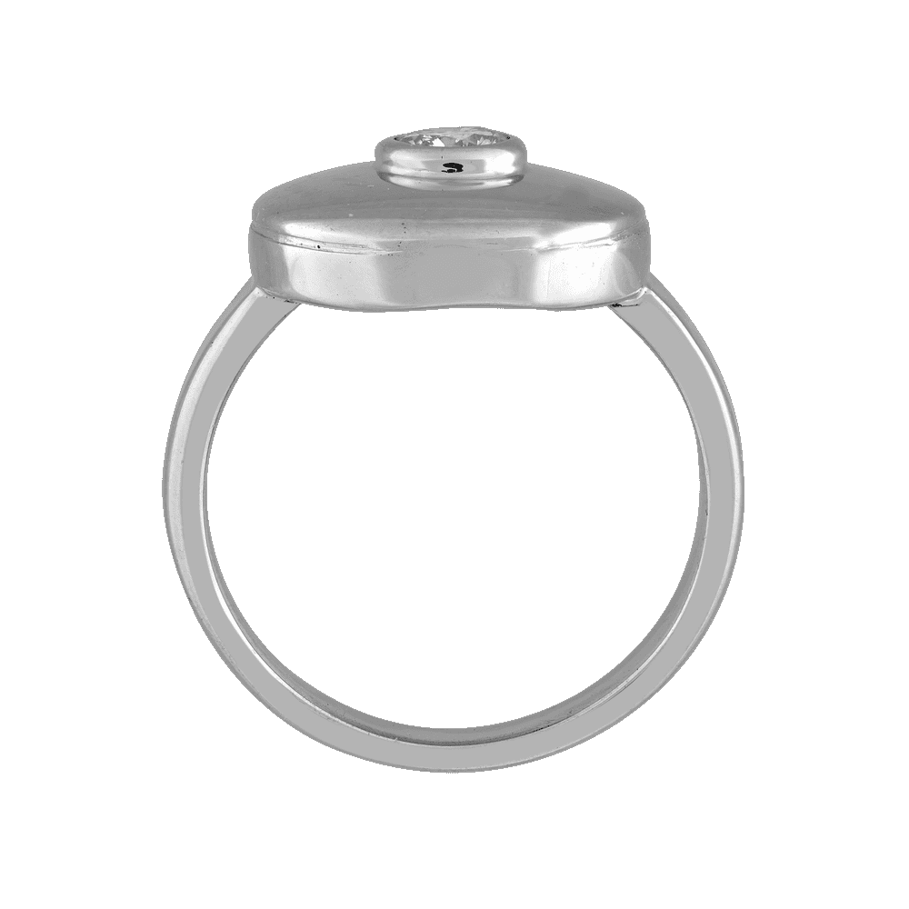 Bague disque brillant Gerphagnon