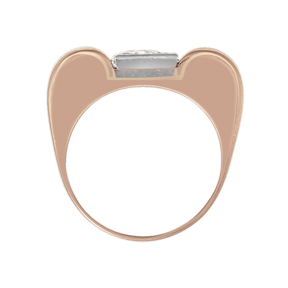 Bague tank diamant taille ancienne 0,80 carat vers 1940 Gerphagnon