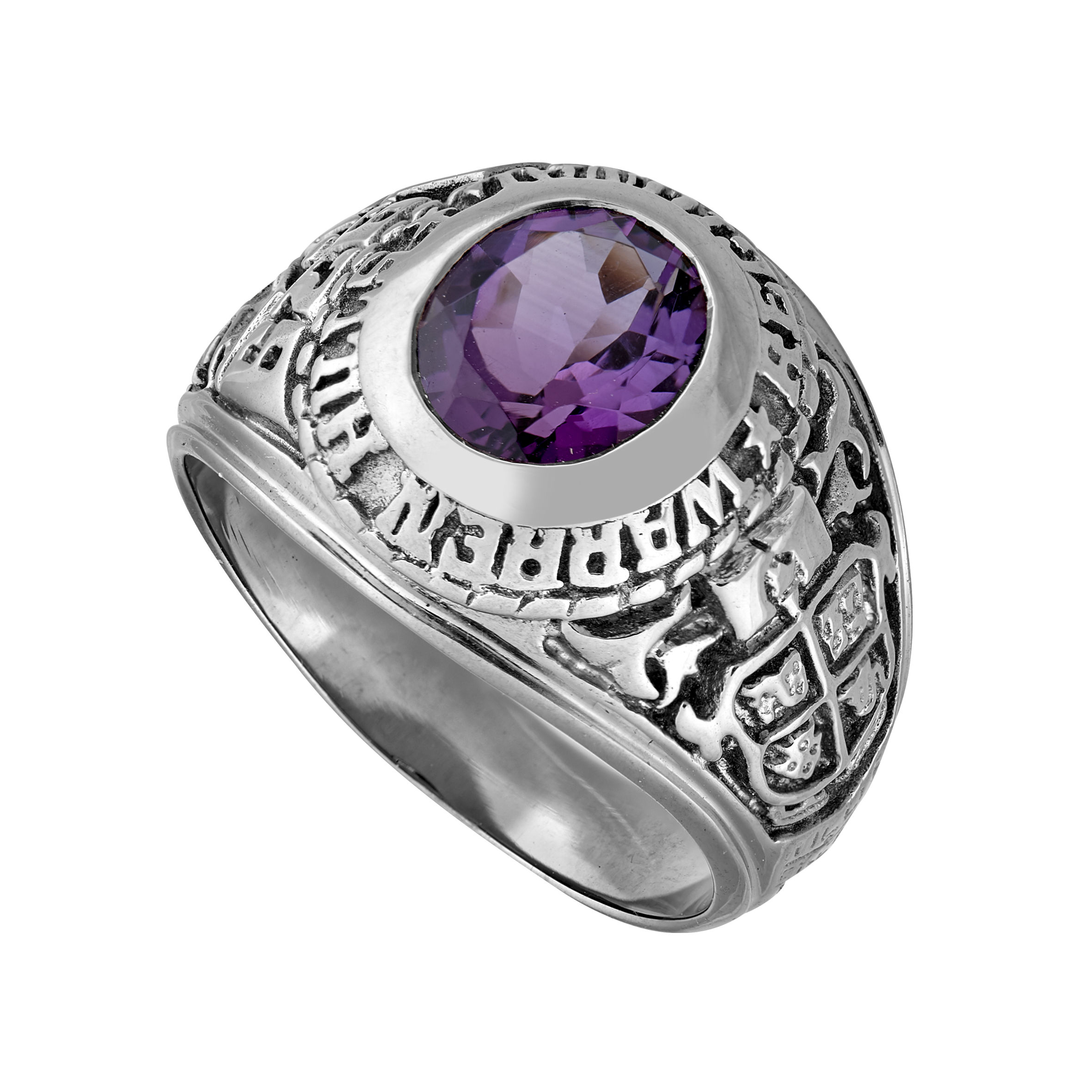 Chevalière universitaire améthyste Gerphagnon