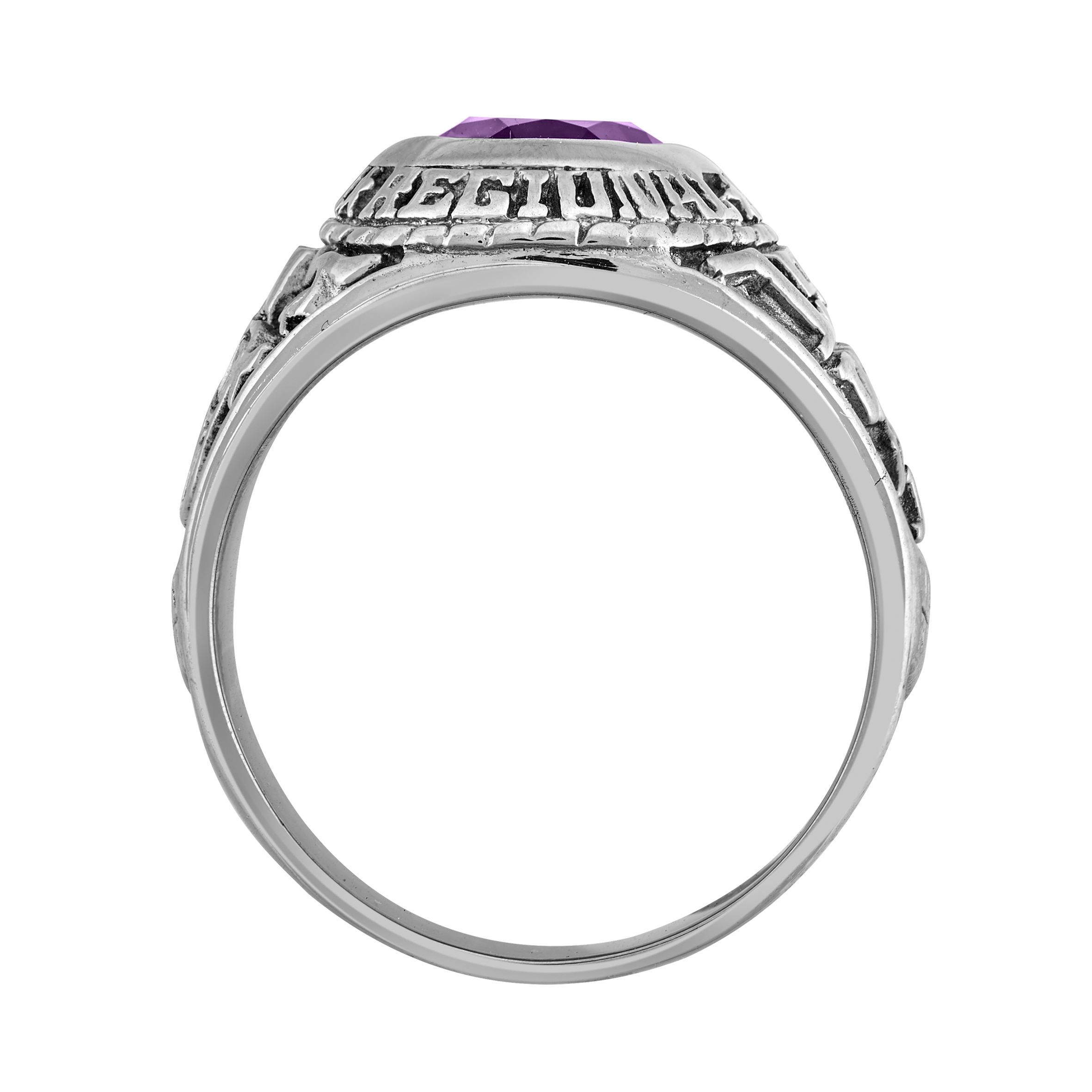 Chevalière universitaire améthyste Gerphagnon