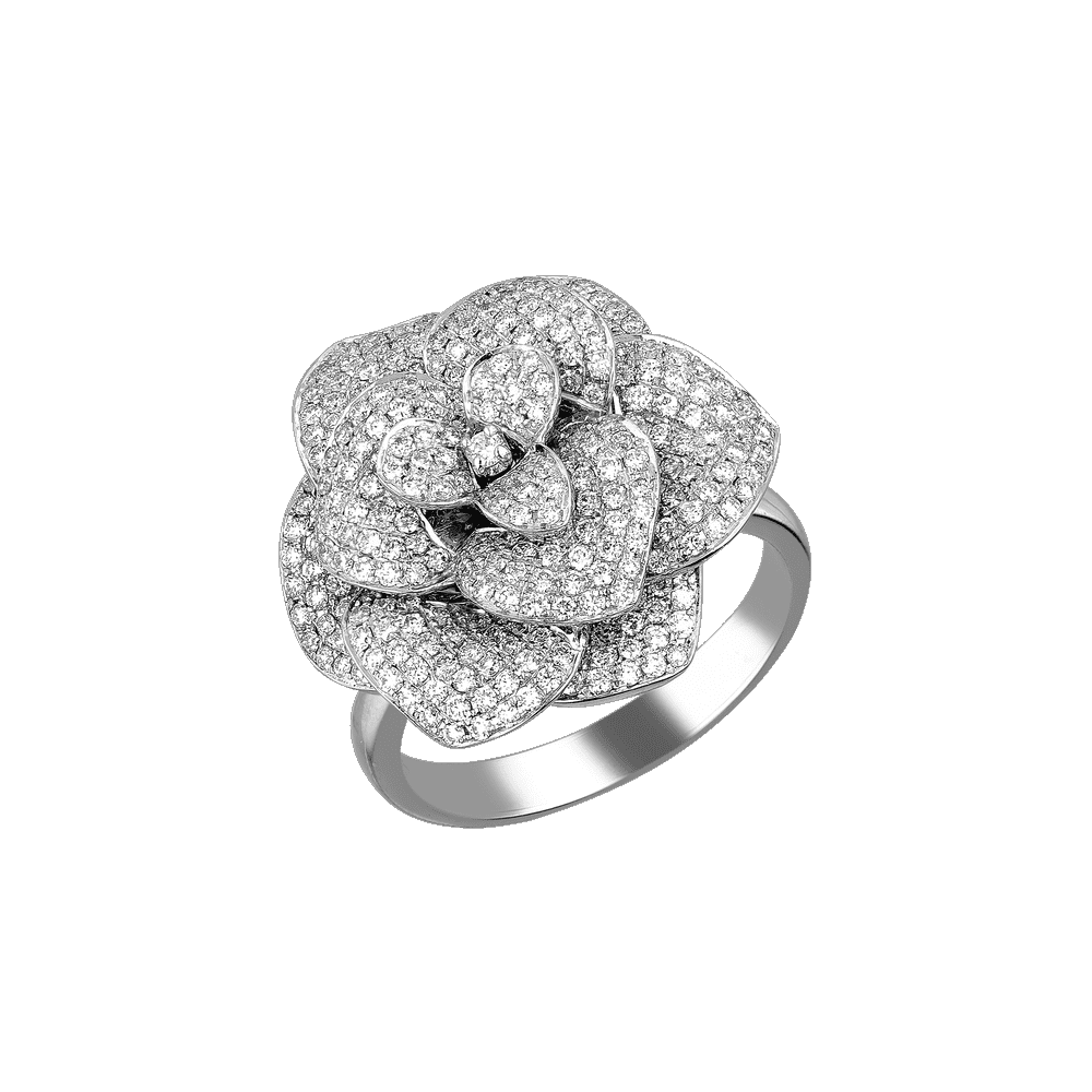 Bague Pensée diamants Gerphagnon